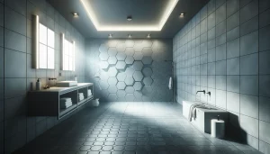 Azulejo hexagonal baño
